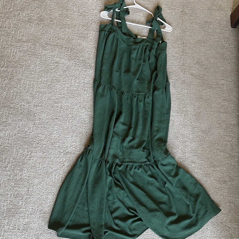 Carly Jean Los Angeles Green Maxi Dress